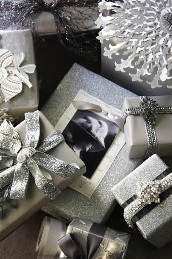 Wedding - Pretty Silver Wrapping. 