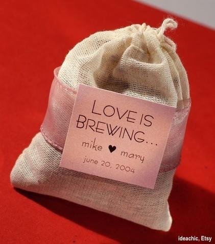 Hochzeit - Love Is Brewing Tea Bag