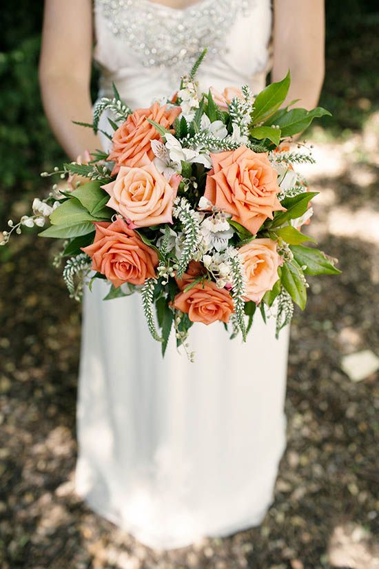 Wedding - Coral Bouquet 