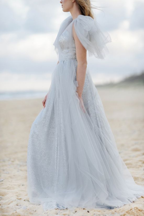 زفاف - جميلة أثواب الزفاف شاطئ من بابوشكا راقصة الباليه