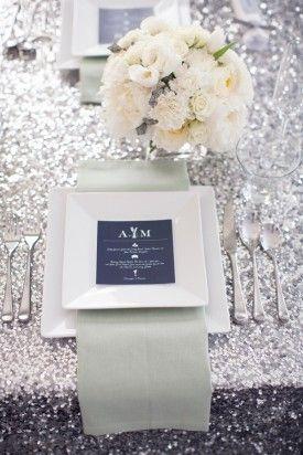 Wedding - Silver-Metallic-Table-Linen 