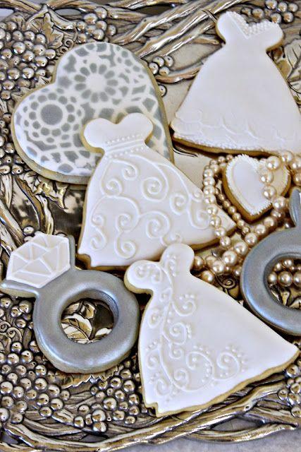 Hochzeit - Engagement von Cookies