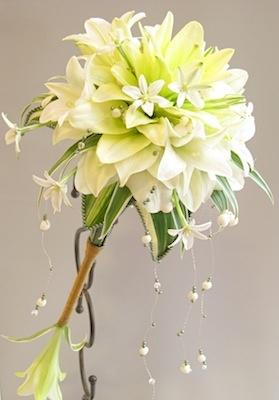 Hochzeit - Lilien-Blumenstrauß