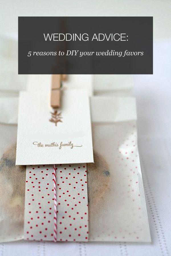 Wedding - 5 Reasons To DIY Your Wedding Favors