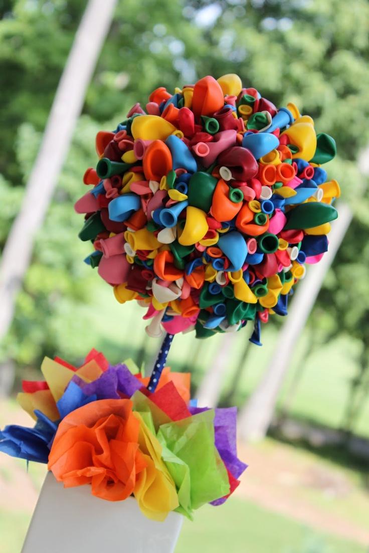 Wedding - Whimsical Balloon Centerpiece 