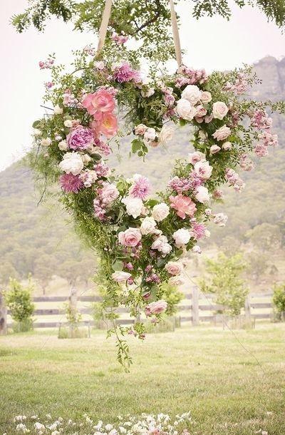 Garten hochzeit beautiful beautiful herz kranz #2064404 weddbook