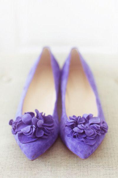 Wedding - Gorgeous Purple Shoes 