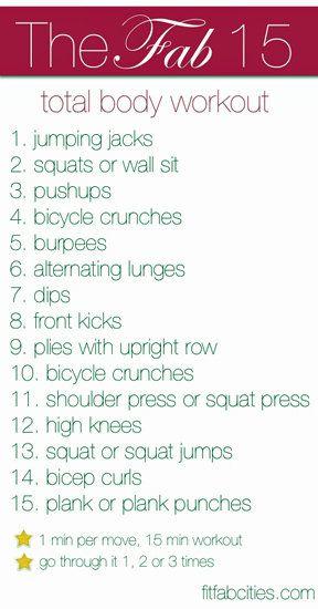Wedding - From The Community: The Fab 15 Total-Body Circuit Workout
