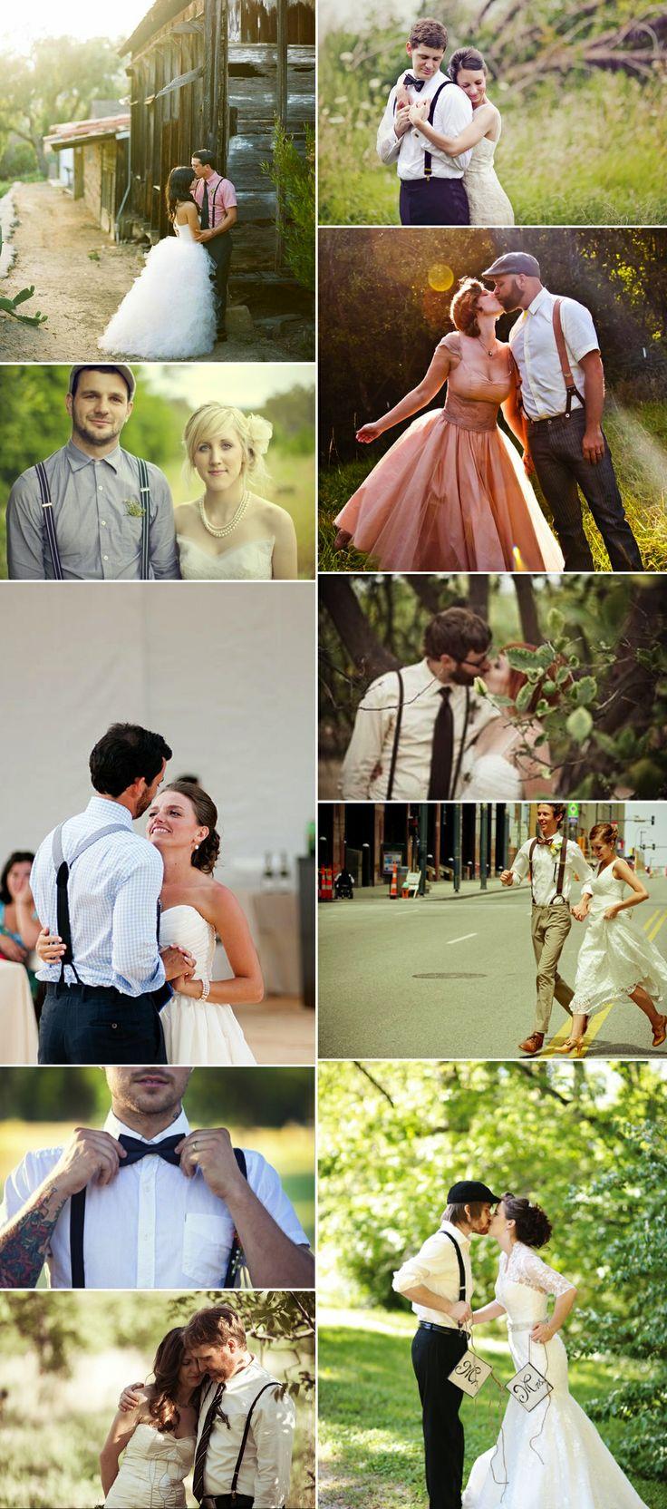 زفاف - العرسان ارتداء الحمالات