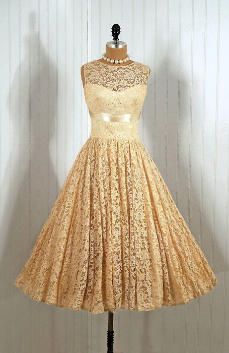 Свадьба - Платье 1950-х годов 