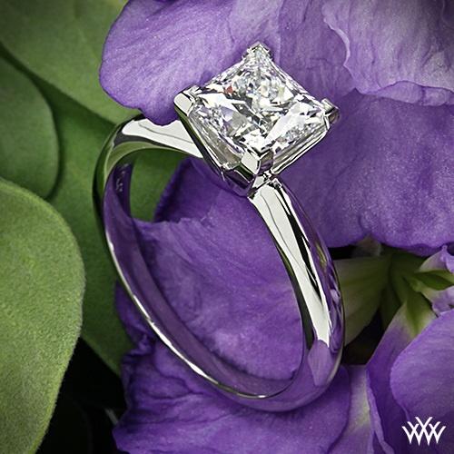 Wedding - Platinum 4 Prong Solitaire Engagement Ring