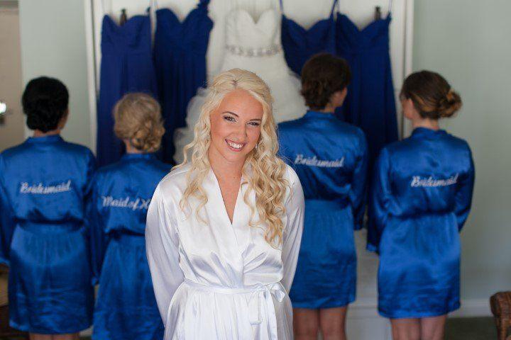 Wedding - Royal Blue Bridesmaid Robes 