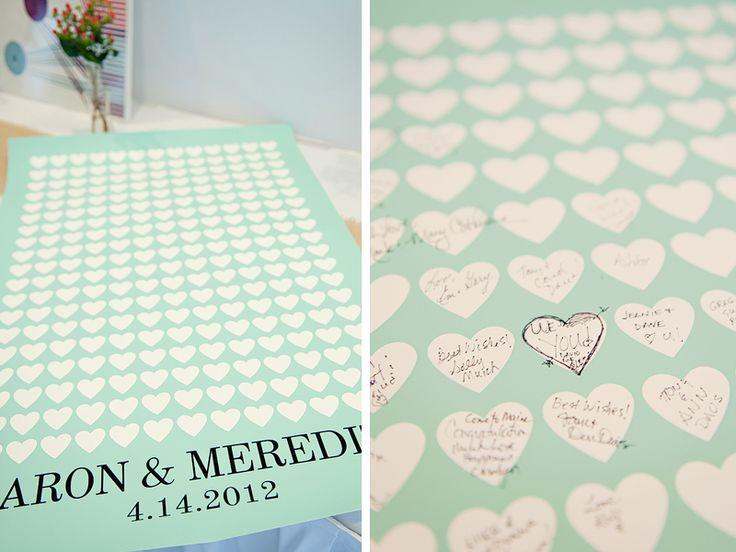 Wedding - Modern Mint Guest Book 