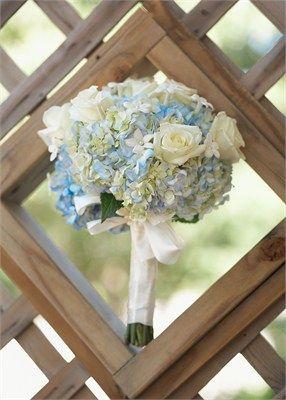 Wedding - Blue Wedding Flowers 