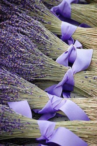 Hochzeit - Lavendel-Bouquets.