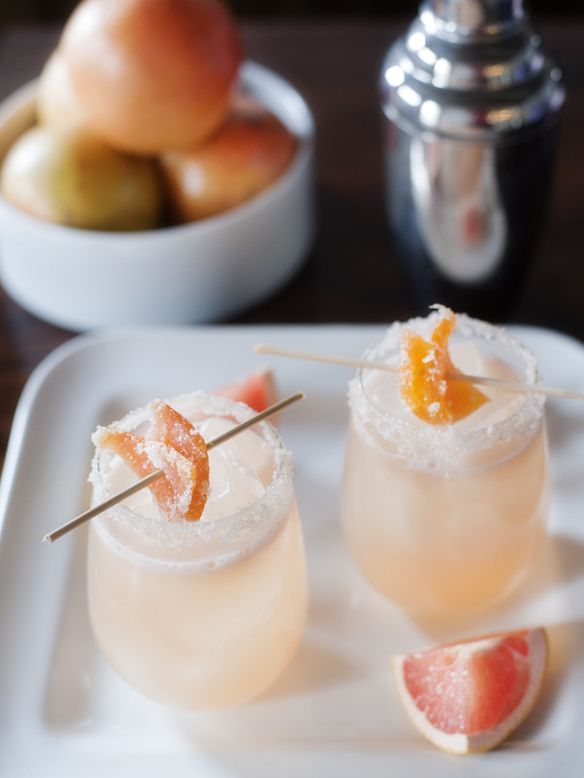 Hochzeit - Kandierte Grapefruit-Cocktail