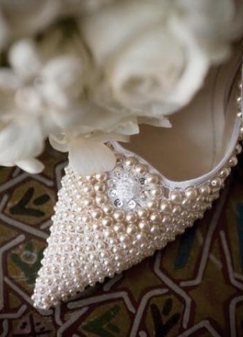 Hochzeit - Perlen-Schuh-