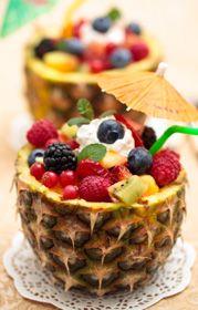 Wedding - Fruit Salad In A Half Pineapple