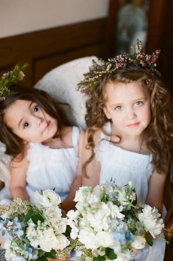 Hochzeit - Lilac Kränze für Blumenmädchen