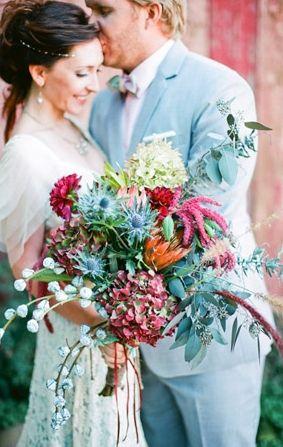Hochzeit - Blumensträuße - Schauen Sie vorbei und den Duft der Rosen