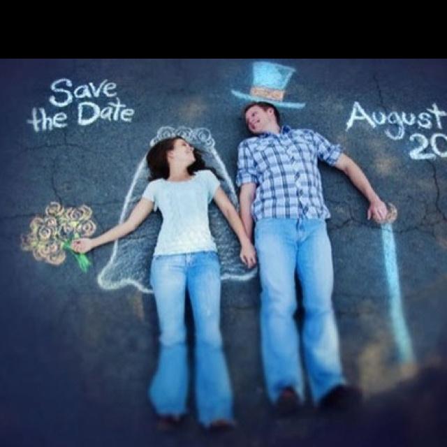 Wedding - Save The Date Idea! - Chalk It Out 