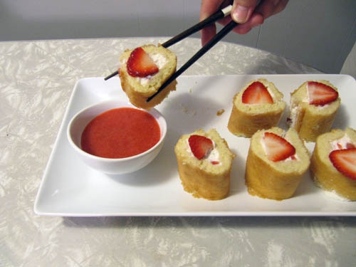 Wedding - Strawberry Shortcake Sushi 