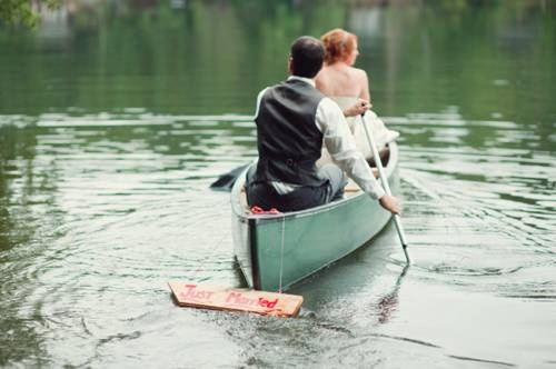 Hochzeit - Ruderboot