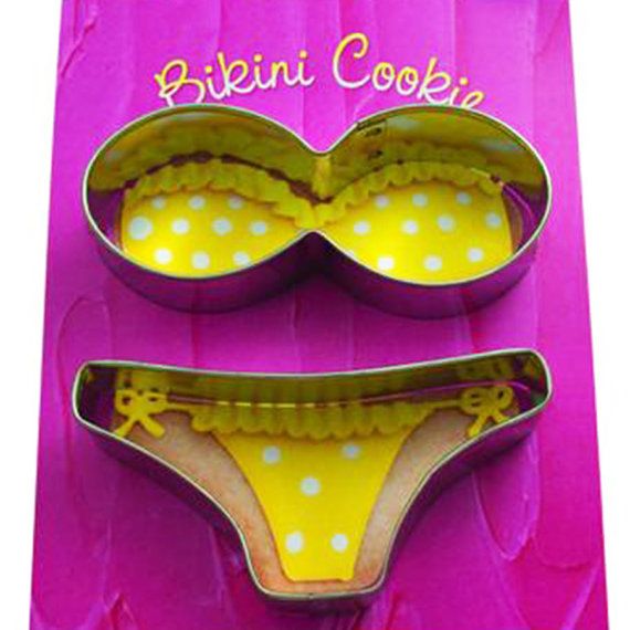 Mariage - Lingerie / Bikini COUPE BISCUIT, partie de filles, maillot de bain cookies, Plage, Piscine party, cookies nuptiales de douche, d