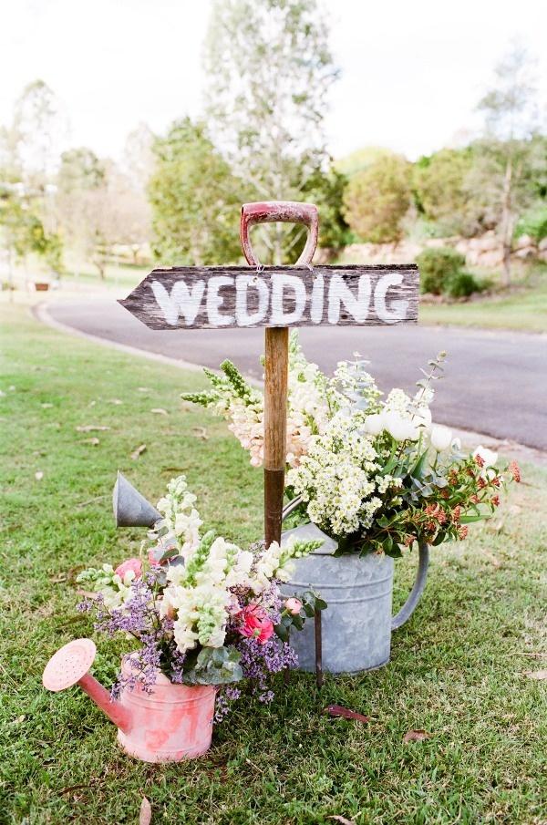 زفاف - ريفي الوردي والأبيض الزفاف الاسترالية