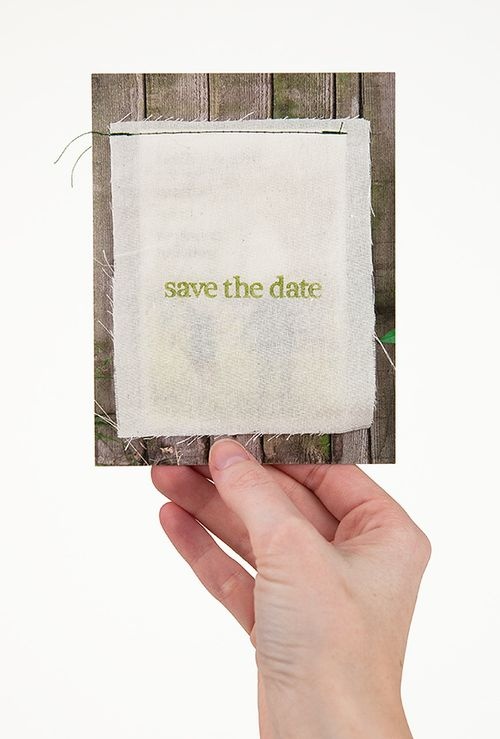 Wedding - Heather   John's Fabric Save The Dates