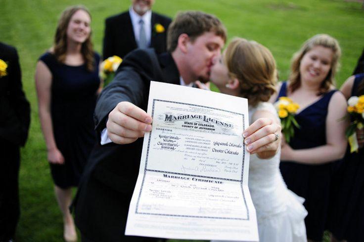 Mariage - Idée mignonne de mariage de photo