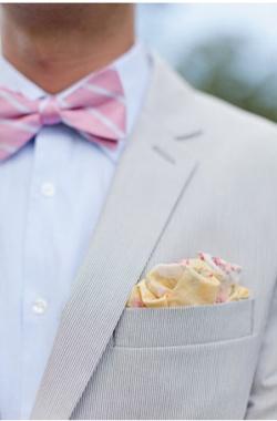 Wedding - Pink Bow Tie 