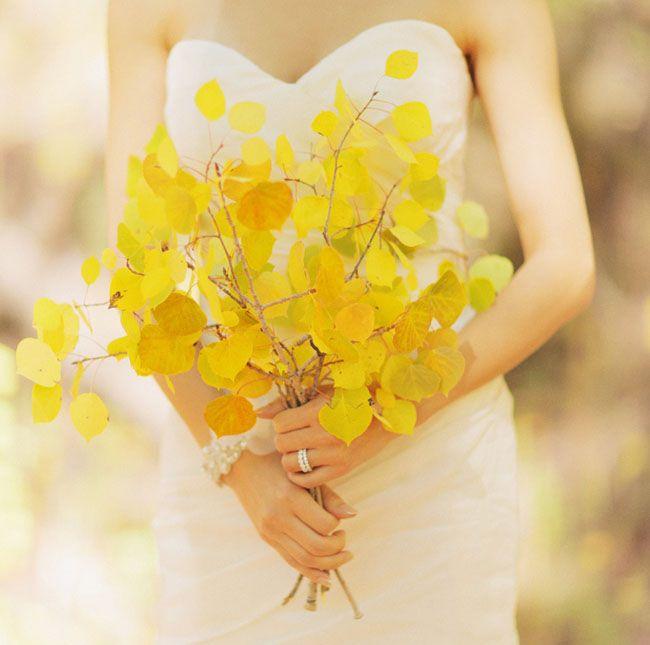Hochzeit - Blatt Blumenstrauß