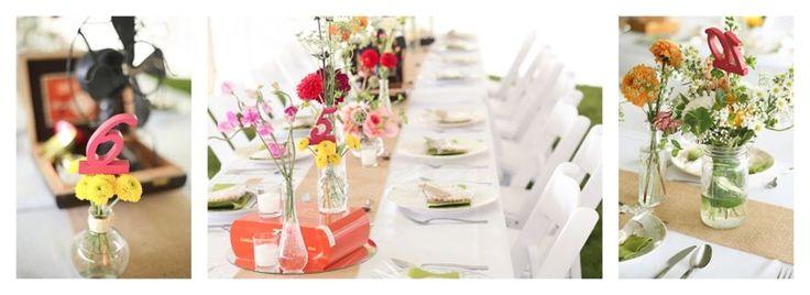 Hochzeit - Hochzeits-Tischdekoration