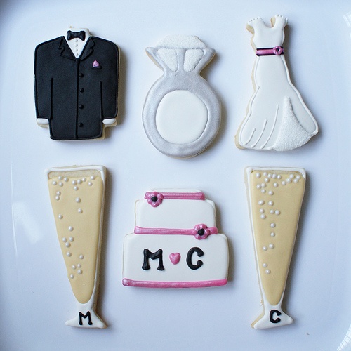 Mariage - Cookies fiançailles / mariage