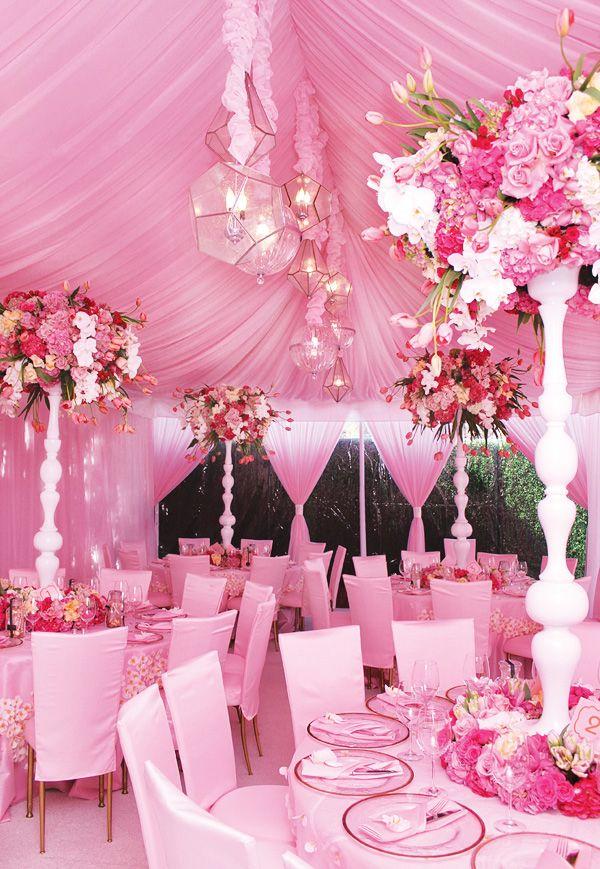 Mariage - Élégant Pretty In Pink Baby Shower {étonnants floral