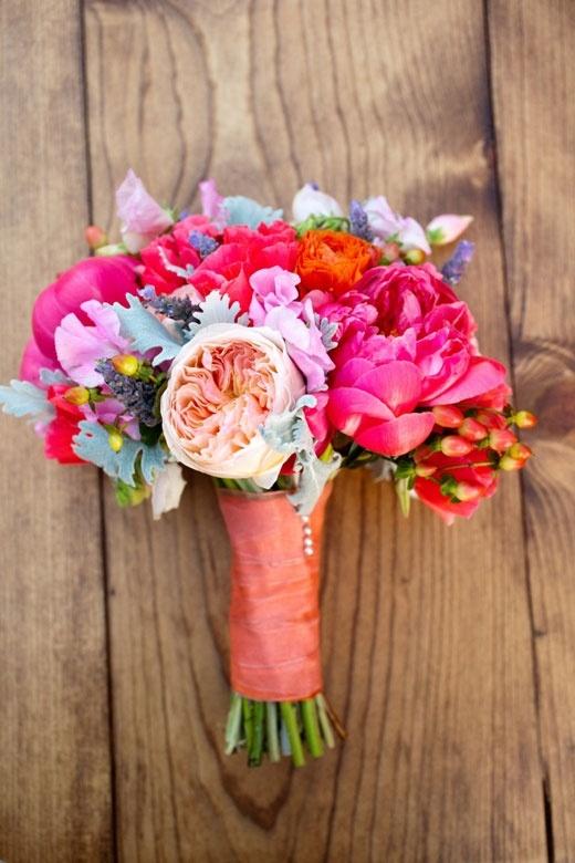 Wedding - Vibrant Bridal Bouquet - Love 