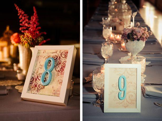 Wedding - Table Number Idea 