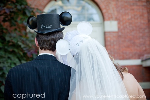 Hochzeit - Disney Foto-Op den Ohren