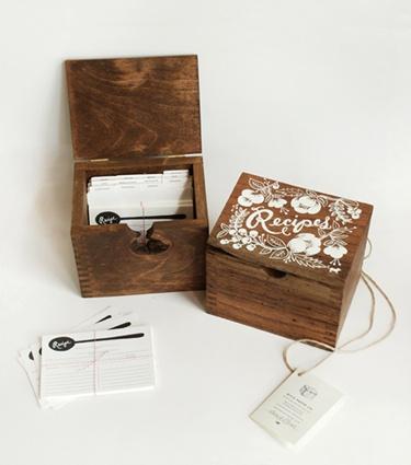 Mariage - Heirloom boîte de recettes par Rifle Paper Co.