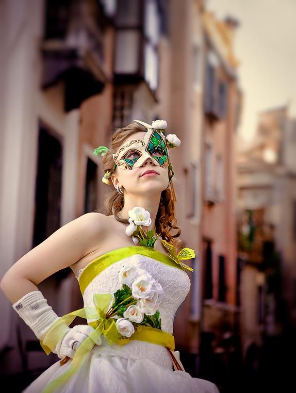 Hochzeit - Masquerade / Carnival Braut