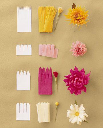 Wedding - Crepe Paper Projects