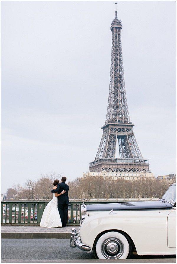 Свадьба - Интимные Побег В Париж Под Старое Дерево В Городе