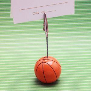 Hochzeit - Basketball Empfang Tischhalter #