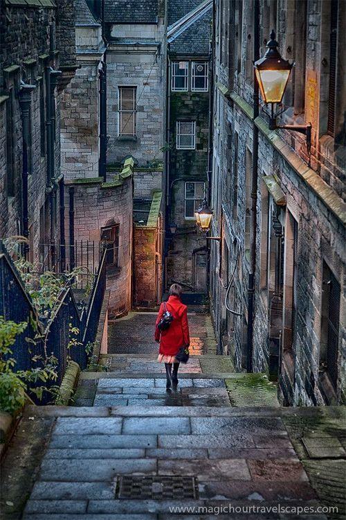 Mariage - Escalier, Édimbourg, en Écosse