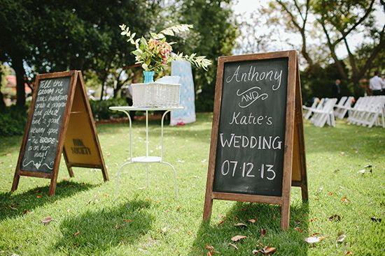 Hochzeit - Kate und Anthony Quirky Garten-Hochzeit