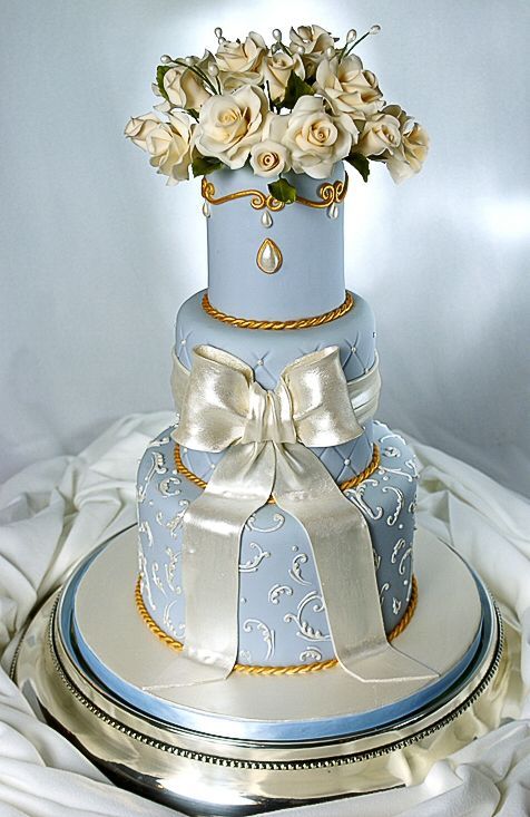 زفاف - مرصع بالجواهر كعكة الزفاف - جميل!