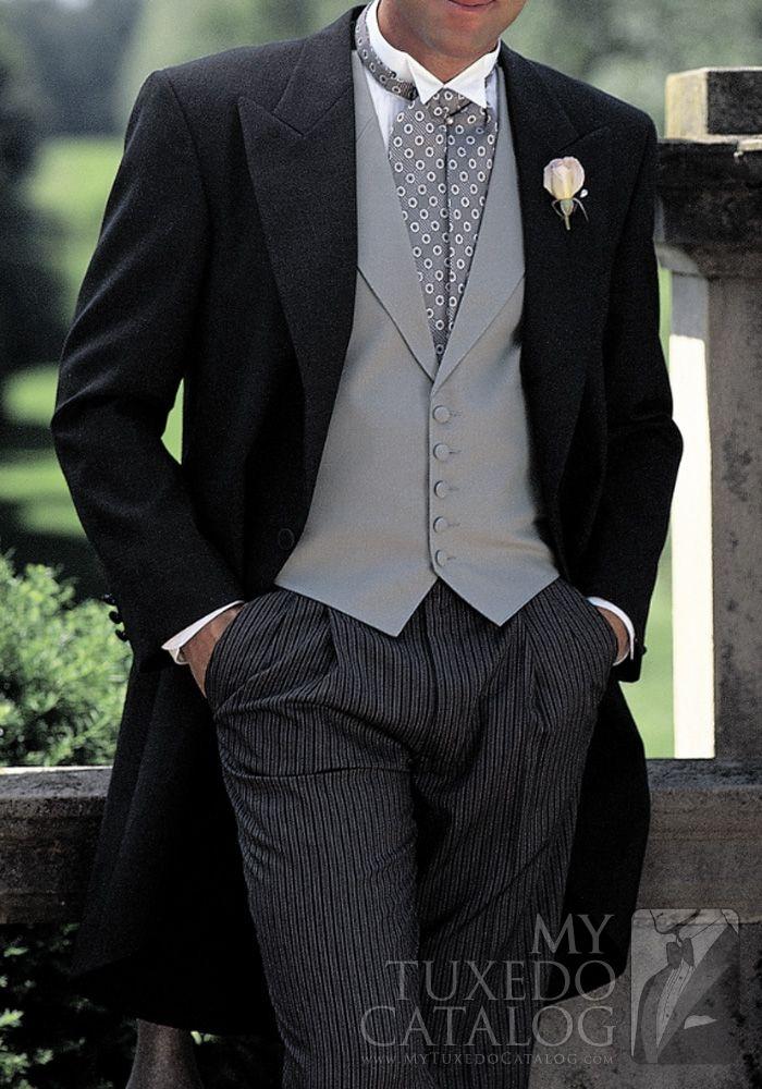 Hochzeit - Grey 'Somerset Cutaway "Tuxedo