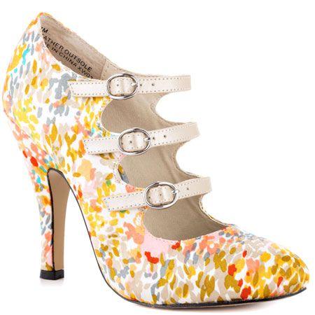 Mariage - Impression florale Chaussures