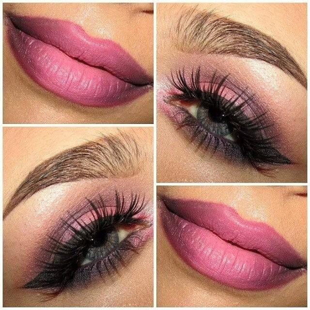 Wedding - Lovely Pink Eyeshadow & Lips 